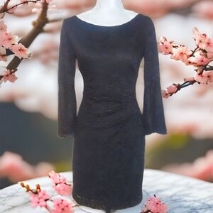 Chic Black Long Sleeve Dress